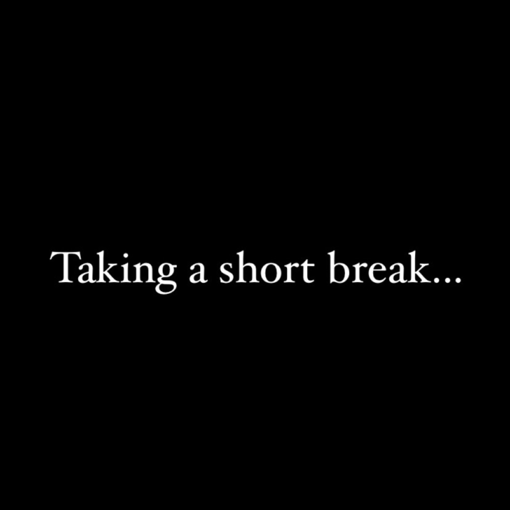 Taking a brief hiatus